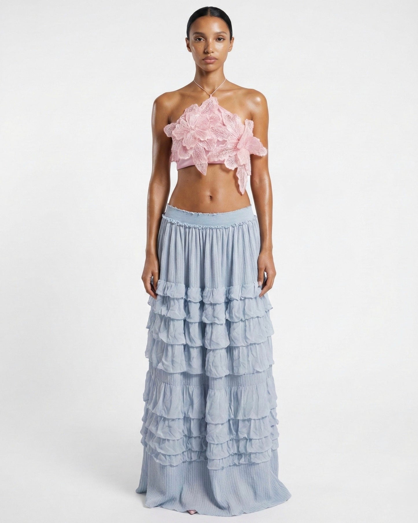 Спідниця з рюшами